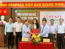 Lễ ký kết thỏa thuận hợp tác giữa Trường Cao đẳng Công nghệ, Kinh tế và Thủy lợi miền Trung và Công ty Cổ phần Cấp thoát nước Quảng Nam